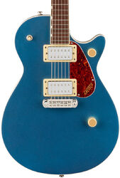 Guitarra eléctrica de corte único. Gretsch Streamliner Jet Club Single-Cut with Wraparound - Dark denim