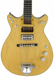 Guitarra eléctrica de doble corte Gretsch Malcolm Young G6131-MY Signature Jet - Aged natural