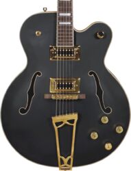 Guitarra elécrica jazz cuerpo acústico Gretsch Tim Armstrong G5191BK Electromatic - Black matte