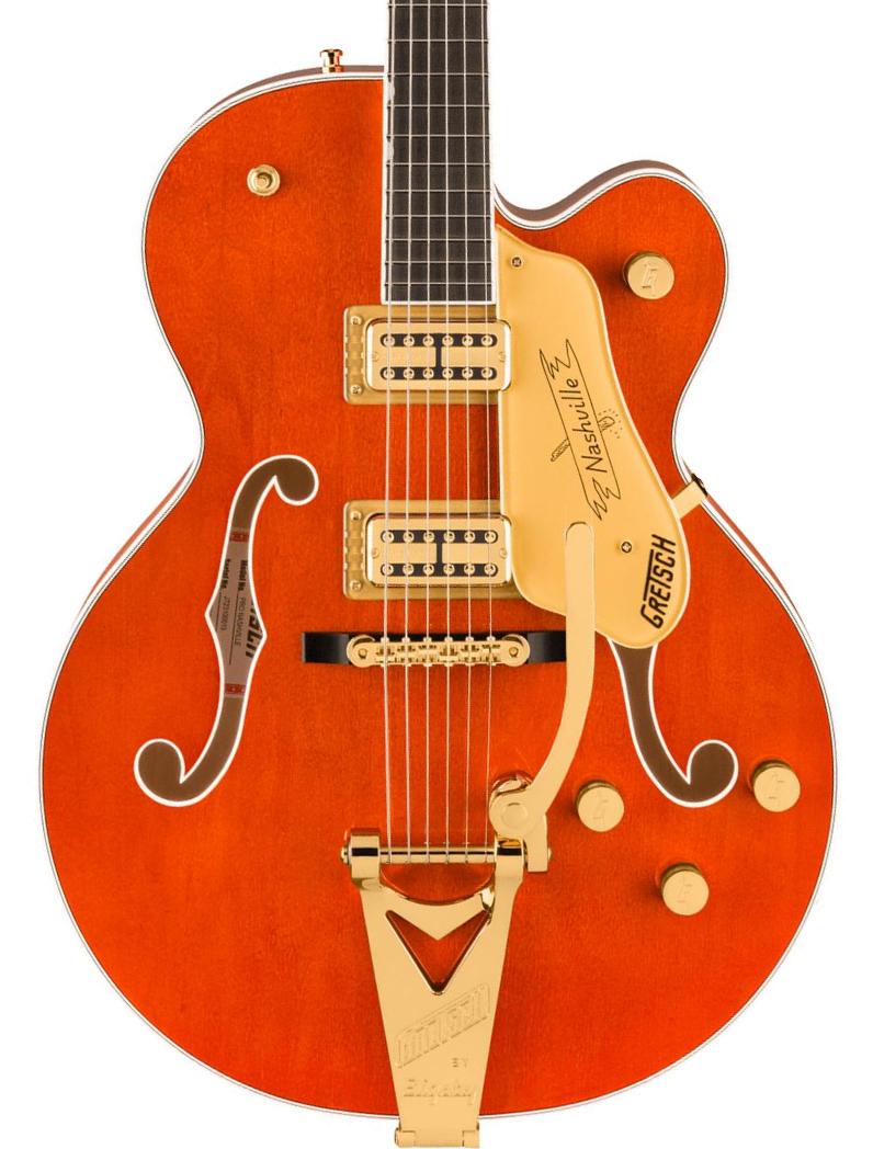 Guitarra eléctrica semi caja Gretsch Professional Nashville Hollow Body Bigsby (Japan) - Orange stain