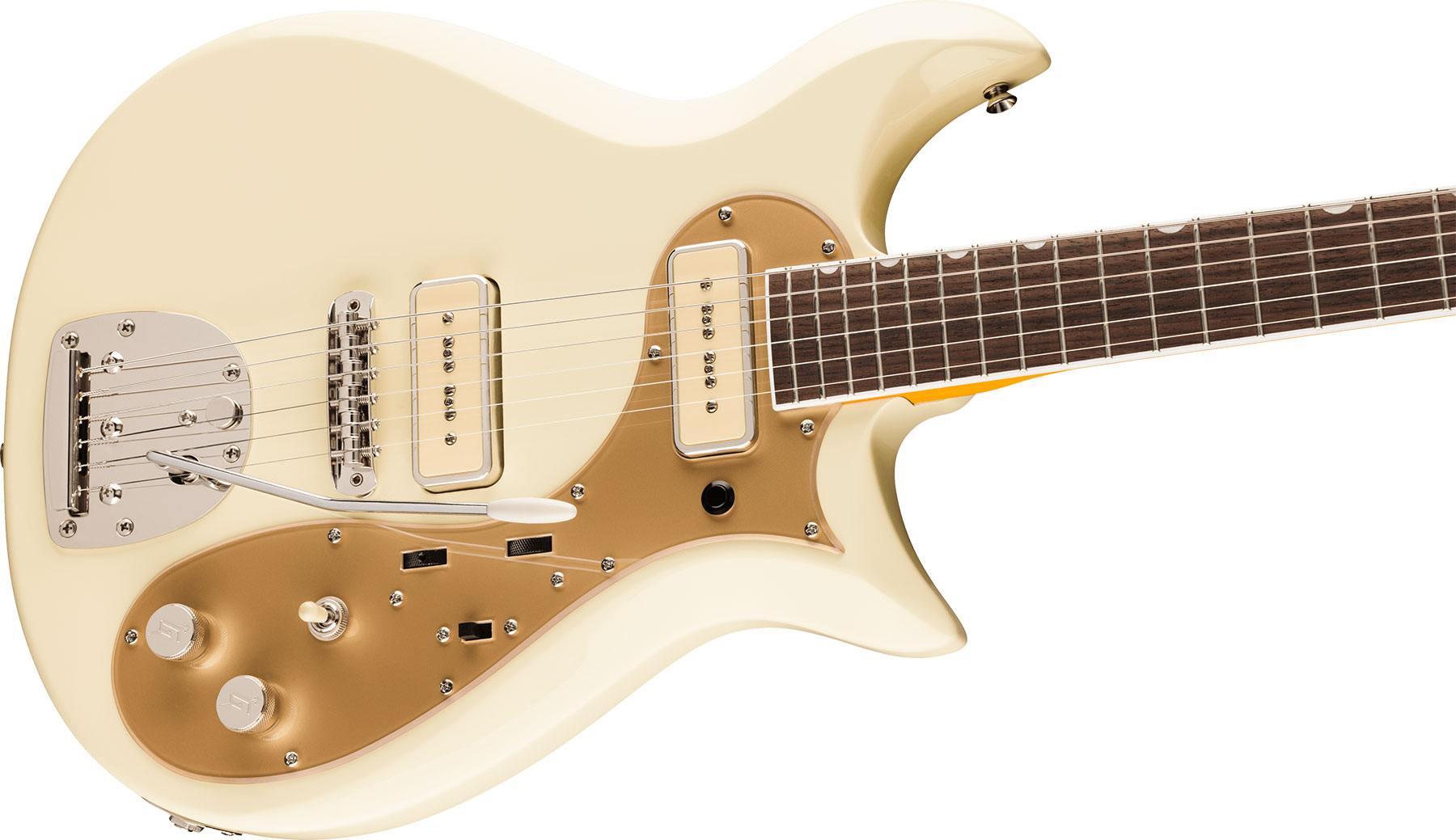 Gretsch Jack Antonoff Cvt Princess Electromatic Ltd Signature 2s Trem Rw - Vintage White - Guitarra eléctrica de autor - Variation 2