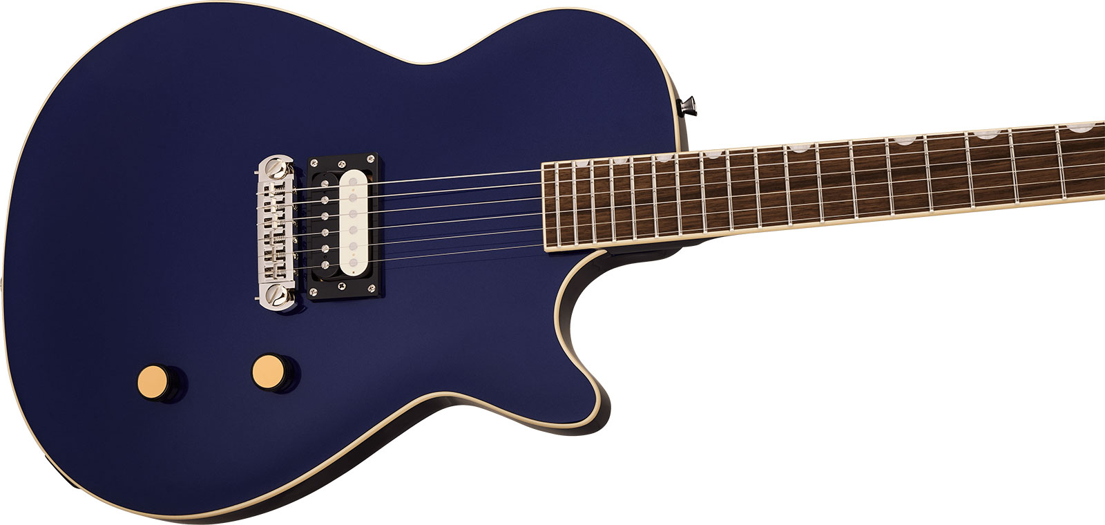 Gretsch Jet 1 Pickup Streamliner 1h Ht Lau - Midnight Blue - Guitarra eléctrica de corte único. - Variation 2