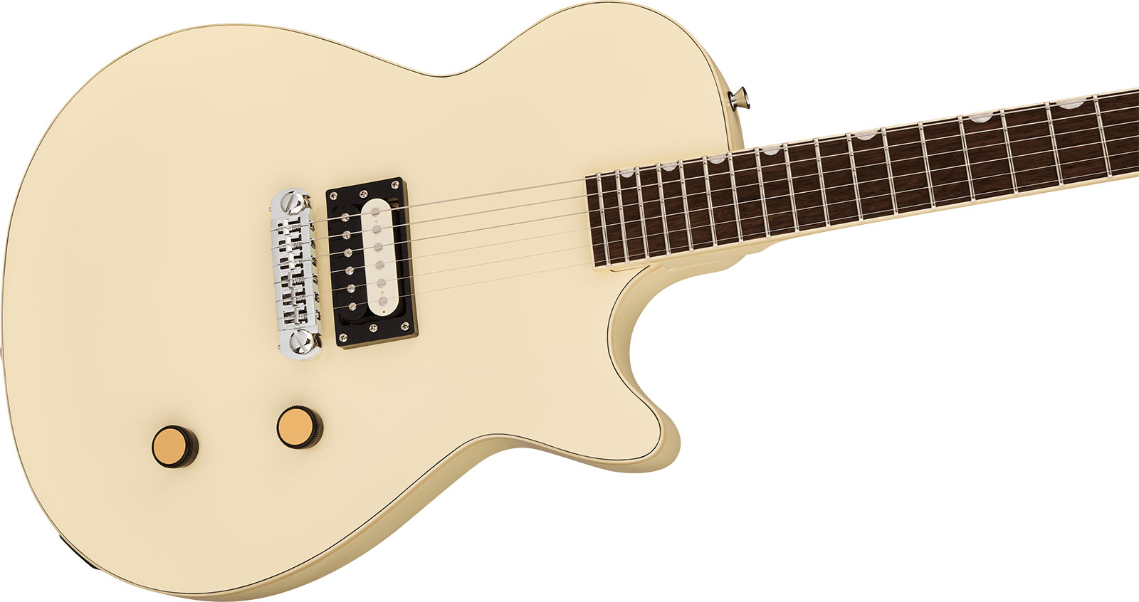 Gretsch Jet 1 Pickup Streamliner 1h Ht Lau - Vintage White - Guitarra eléctrica de corte único. - Variation 2