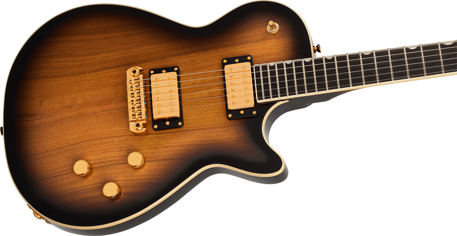 Gretsch Jet Black Limba Electromatic Ltd Chi 2h Ht Eb - Sunburst - Guitarra eléctrica de corte único. - Variation 2