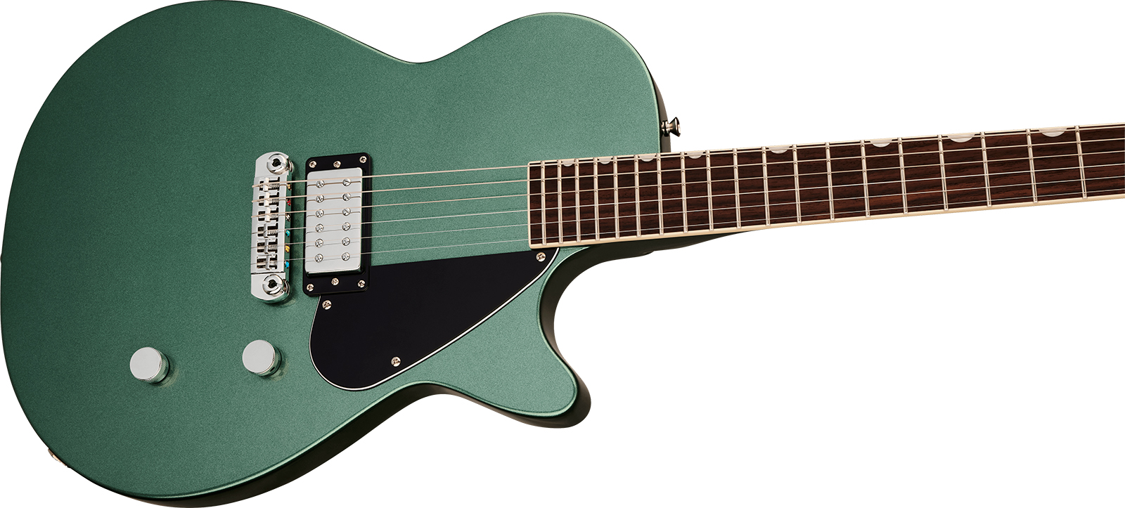 Gretsch Jet Club 1-pickup Electromatic 1h Ht Rw - Steel Olive - Guitarra eléctrica de corte único. - Variation 2