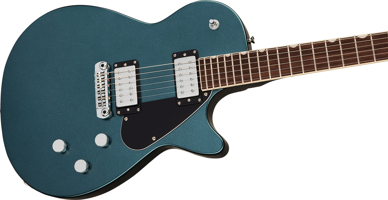Gretsch Jet Club Electromatic 2h Ht Rw - Druid Green - Guitarra eléctrica de corte único. - Variation 2