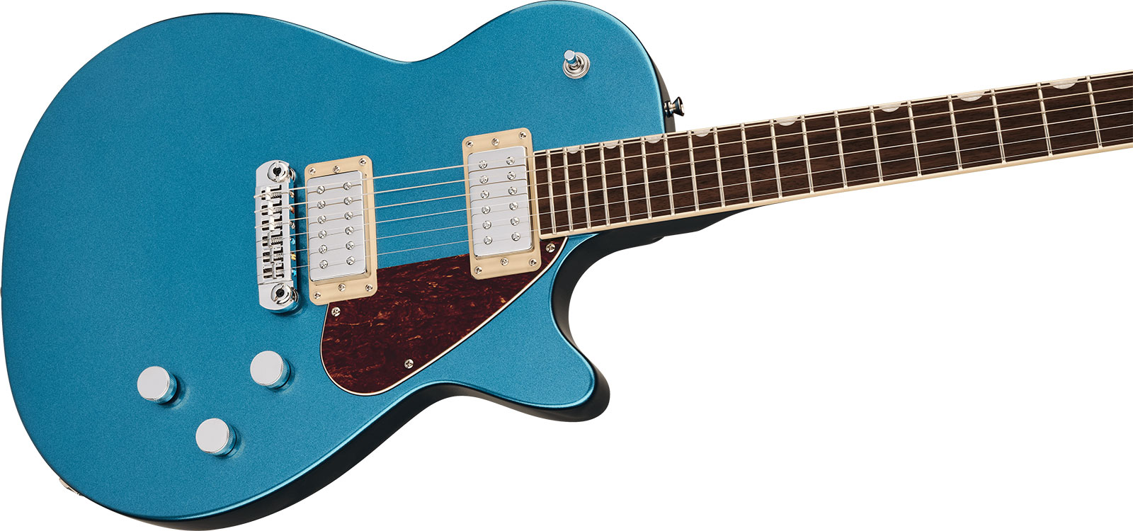 Gretsch Jet Club Electromatic 2h Ht Rw - Riviera Blue - Guitarra eléctrica de corte único. - Variation 2