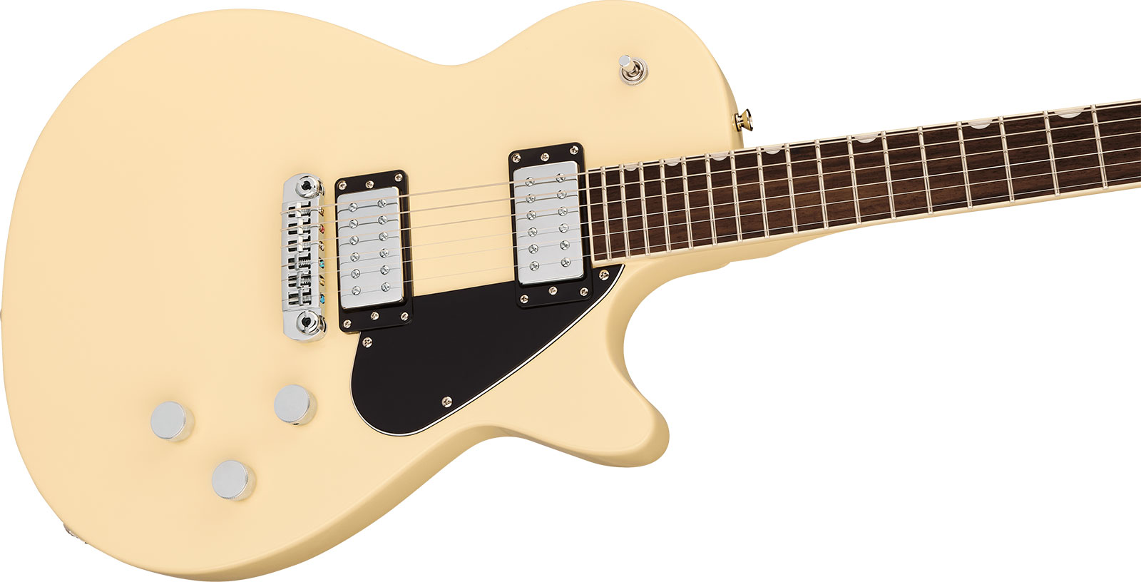Gretsch Jet Club Electromatic 2h Ht Rw - Buttercream - Guitarra eléctrica de corte único. - Variation 2