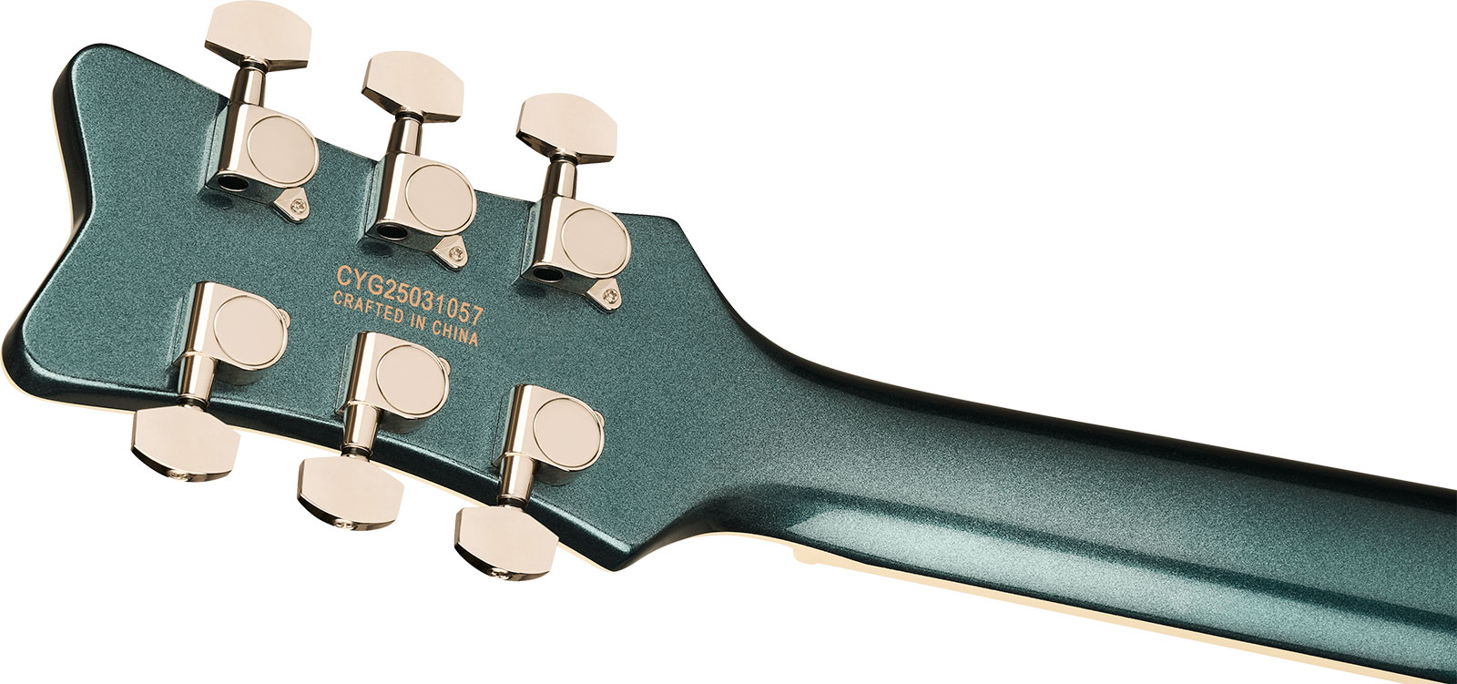 Gretsch Jet Club Electromatic 2h Ht Rw - Druid Green - Guitarra eléctrica de corte único. - Variation 3
