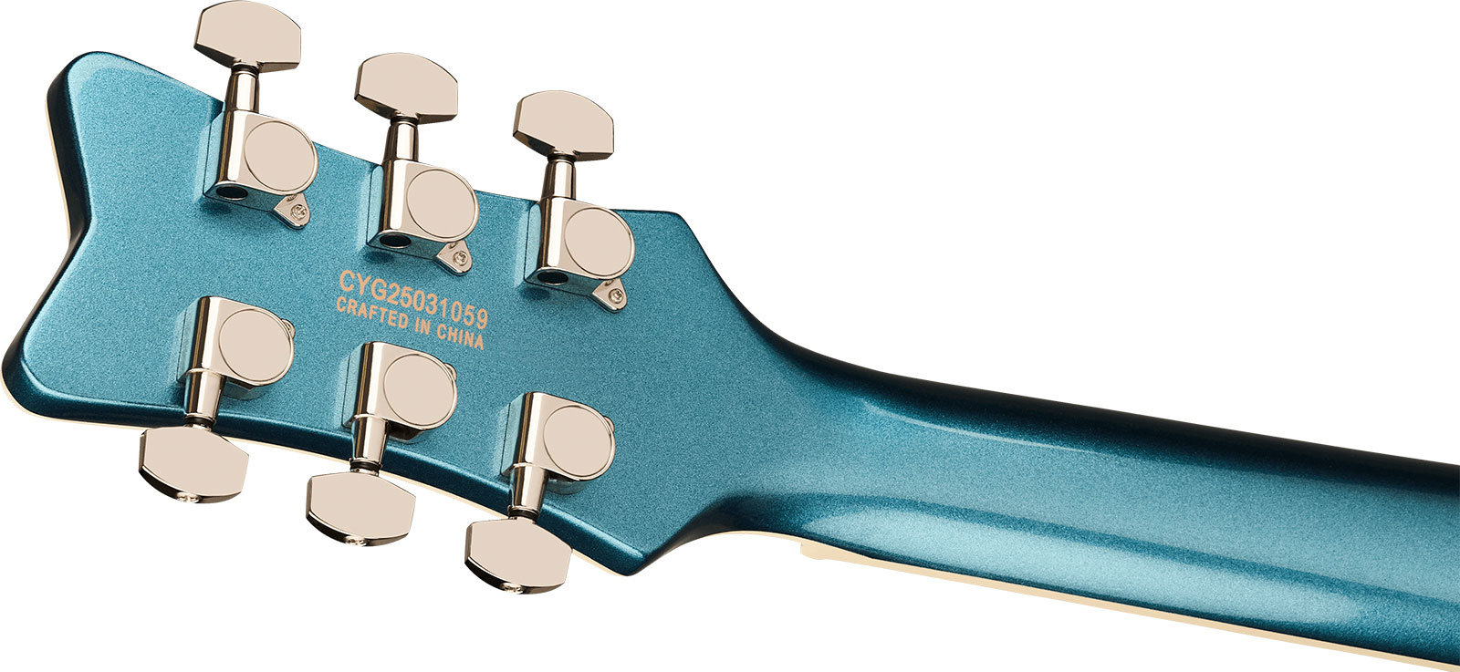 Gretsch Jet Club Electromatic 2h Ht Rw - Riviera Blue - Guitarra eléctrica de corte único. - Variation 3