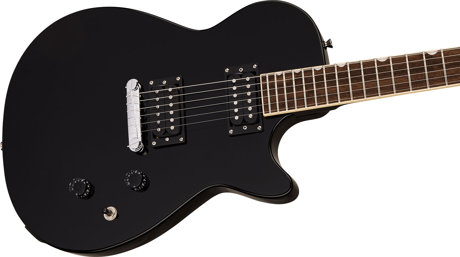 Gretsch Jet Club Streamliner 2h Ht Lau - Jet Black - Guitarra eléctrica de corte único. - Variation 2