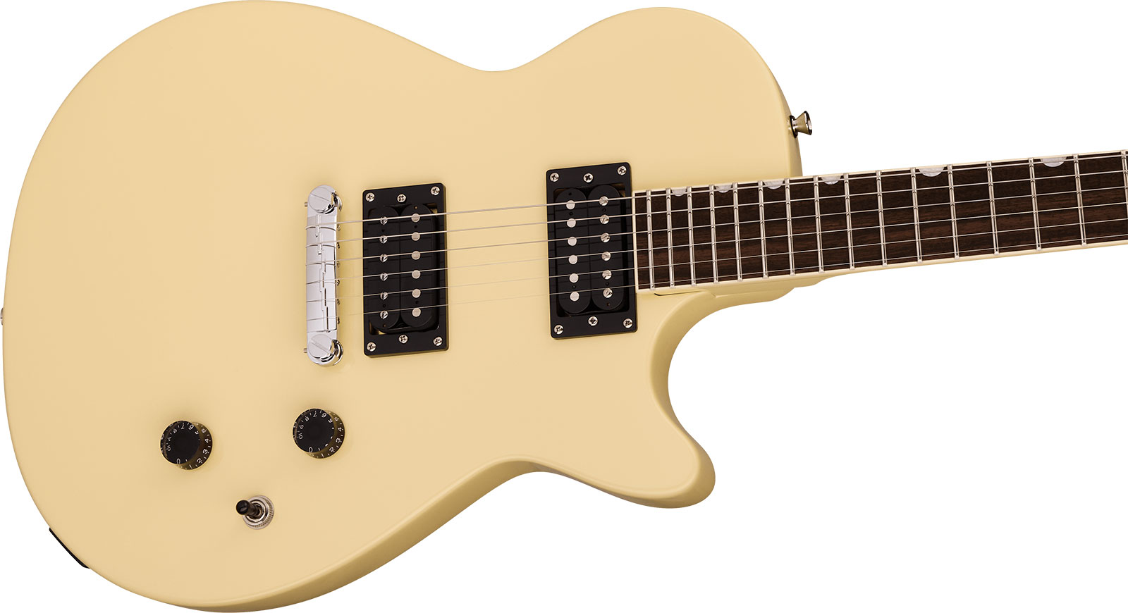 Gretsch Jet Club Streamliner 2h Ht Lau - Aged White - Guitarra eléctrica de corte único. - Variation 2
