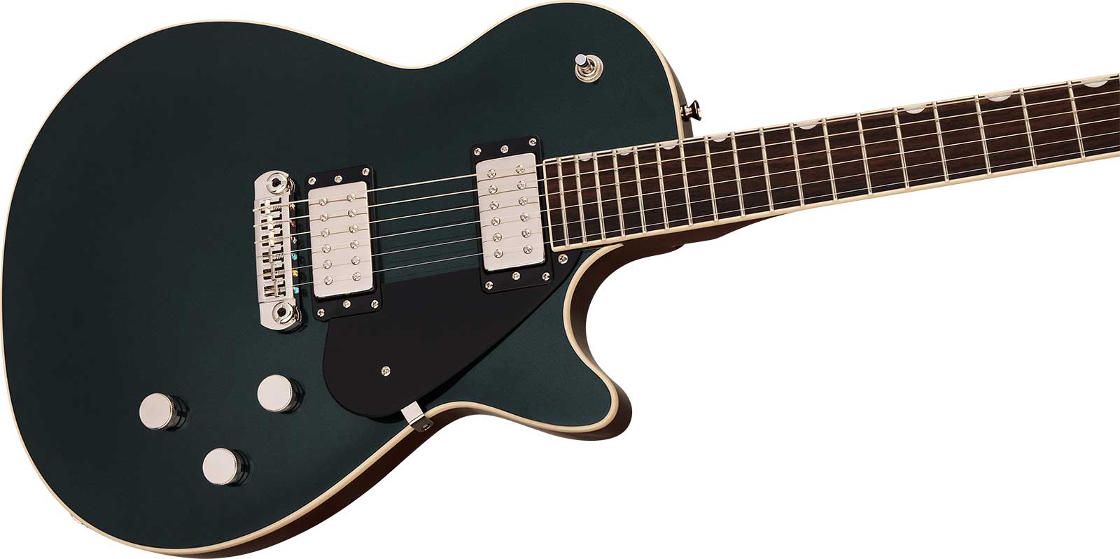 Gretsch Jet Electromatic 2h Ht Rw - Cadillac Green - Guitarra eléctrica de corte único. - Variation 2