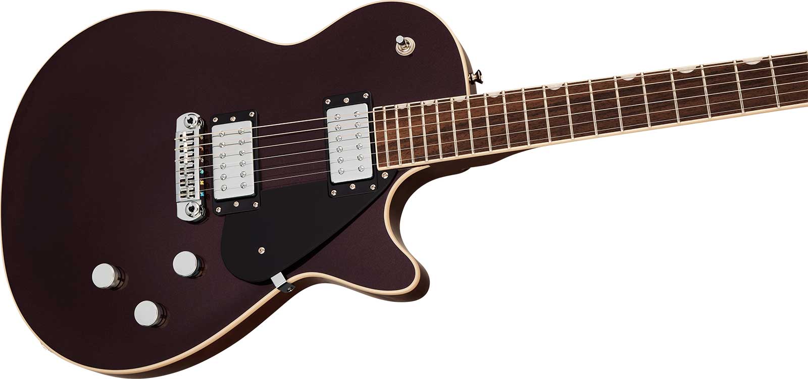 Gretsch Jet Electromatic 2h Ht Rw - Dark Cherry Metallic - Guitarra eléctrica de corte único. - Variation 2