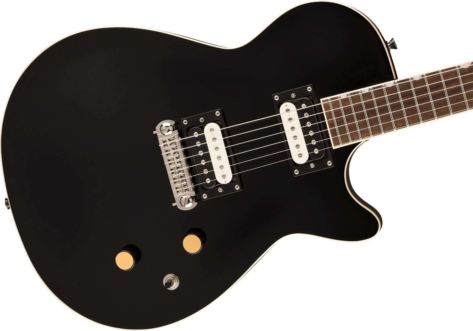 Gretsch Jet Streamliner 2h Ht Lau - Jet Black - Guitarra eléctrica de corte único. - Variation 2