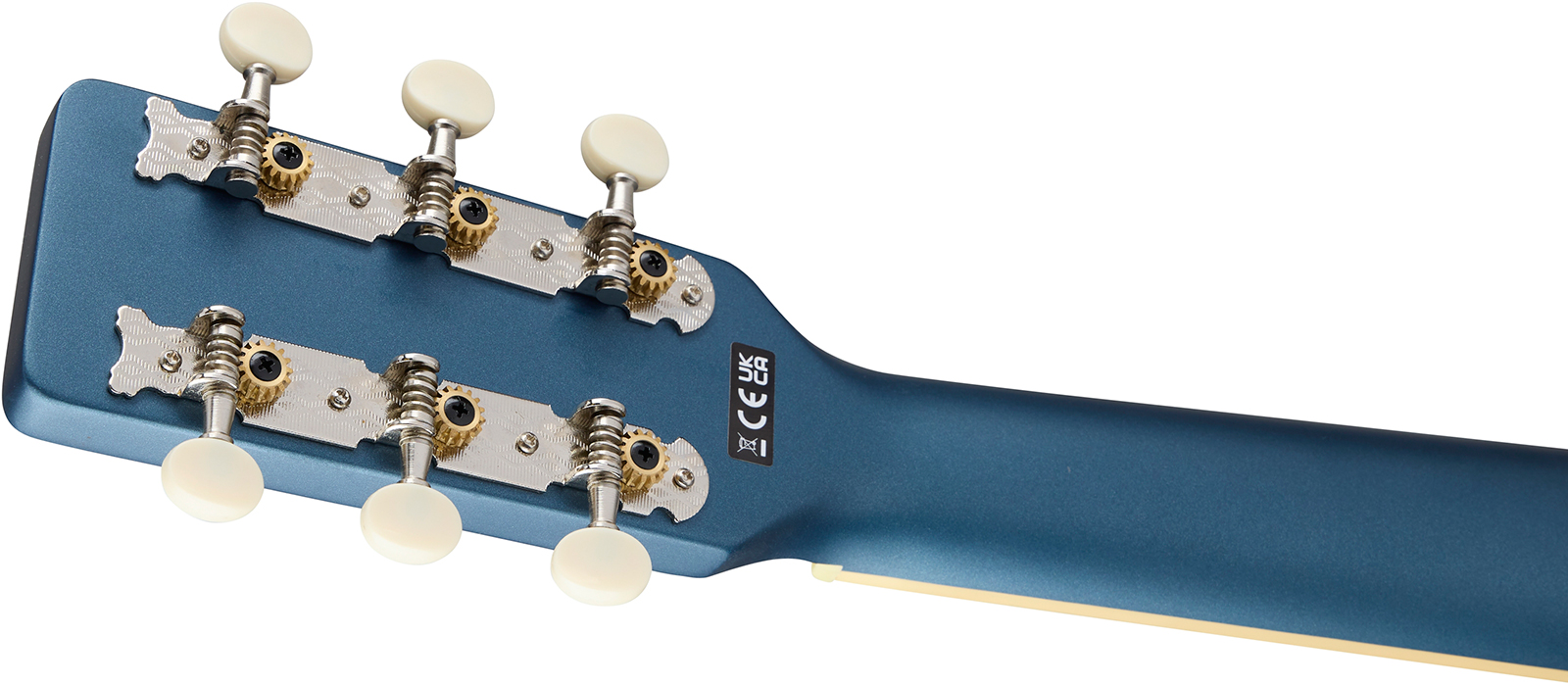 Gretsch Jim Dandy Deltoluxe Ltd Concert Shsc Tout Sapele Noy - Dark Denim - Guitarra folk - Variation 3