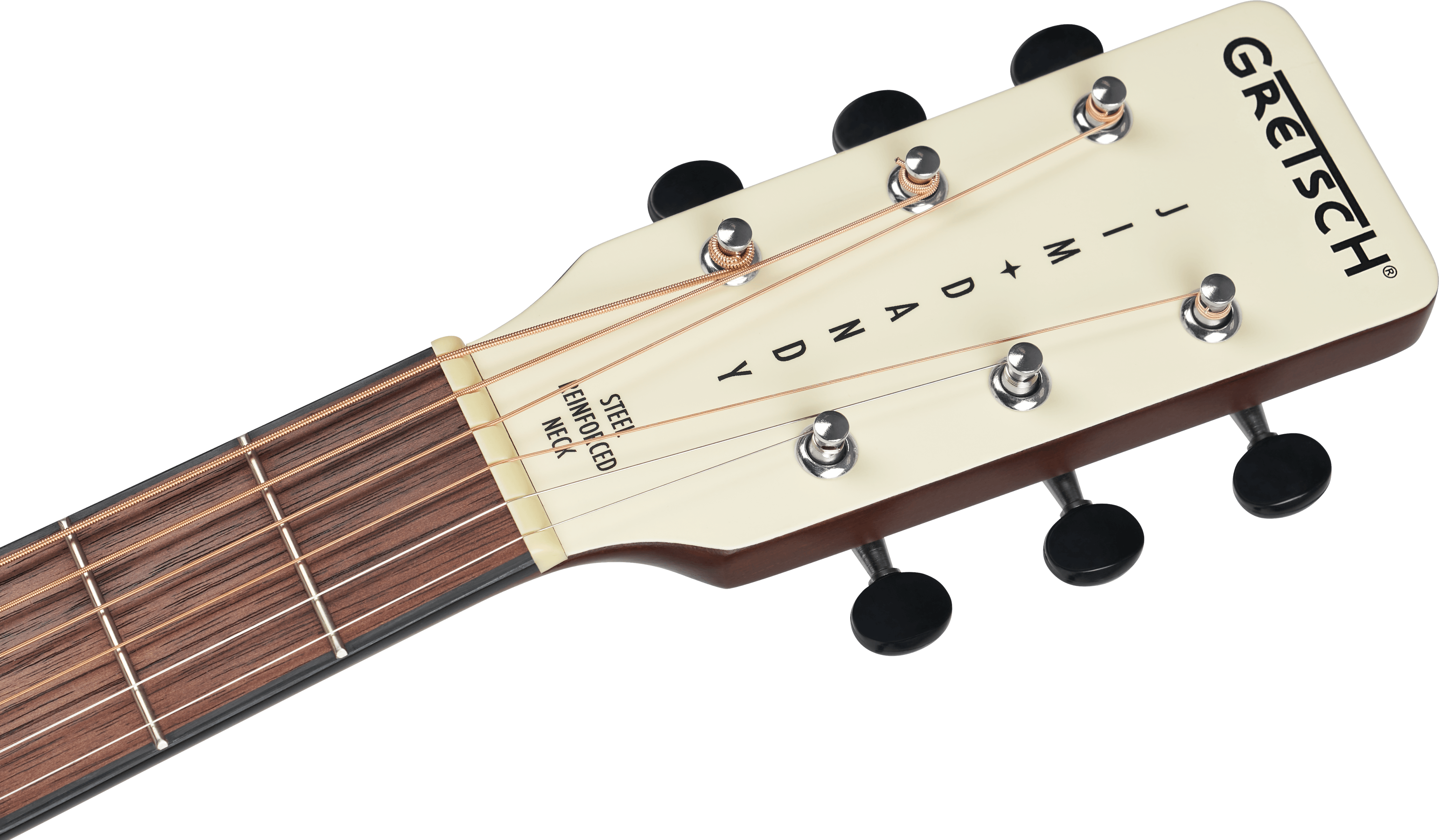 Gretsch Jim Dandy Parlor Ltd Sapele Wal - Vintage White - Guitarra folk - Variation 3