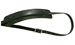 Gretsch Leather Deluxe Vintage Guitar Strap Black Cuir - Correa - Variation 1