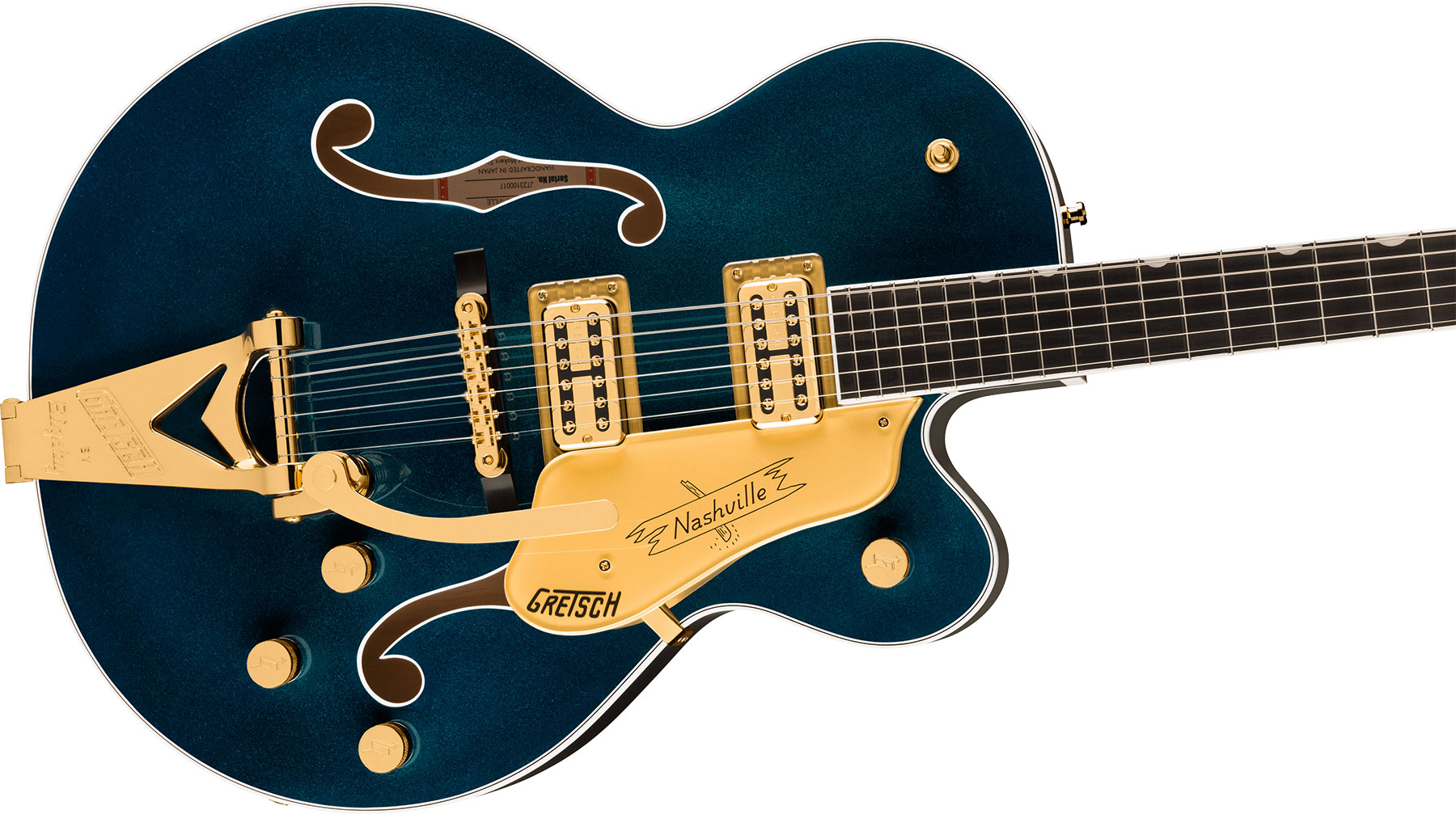 Gretsch Nashville Hollow Body Bigsby Gh Pro Jap 2h Trem Eb - Midnight Sapphire - Guitarra eléctrica semi caja - Variation 2