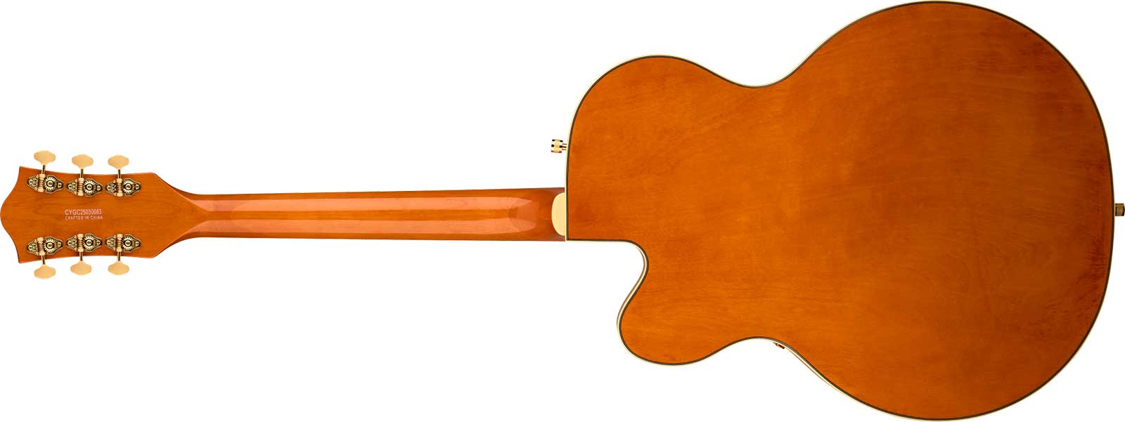 Gretsch Nashville Hollow Body Sc Bigsby Synchromatic 2h Trem Eb - 50's Orange Stain - Guitarra eléctrica semi caja - Variation 1