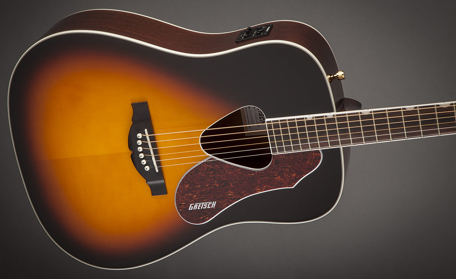 Gretsch G5024e Rancher Dreadnought Epicea Acajou Rw - Sunburst - Guitarra electro acustica - Variation 2