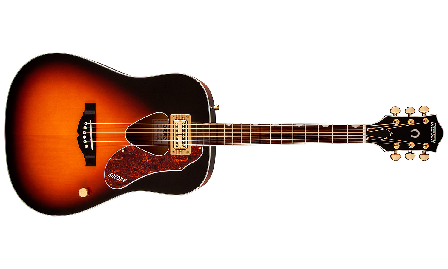 Gretsch G5031ft Rancher Dreadnought Epicea Acajou Rw - Sunburst - Guitarra electro acustica - Variation 1