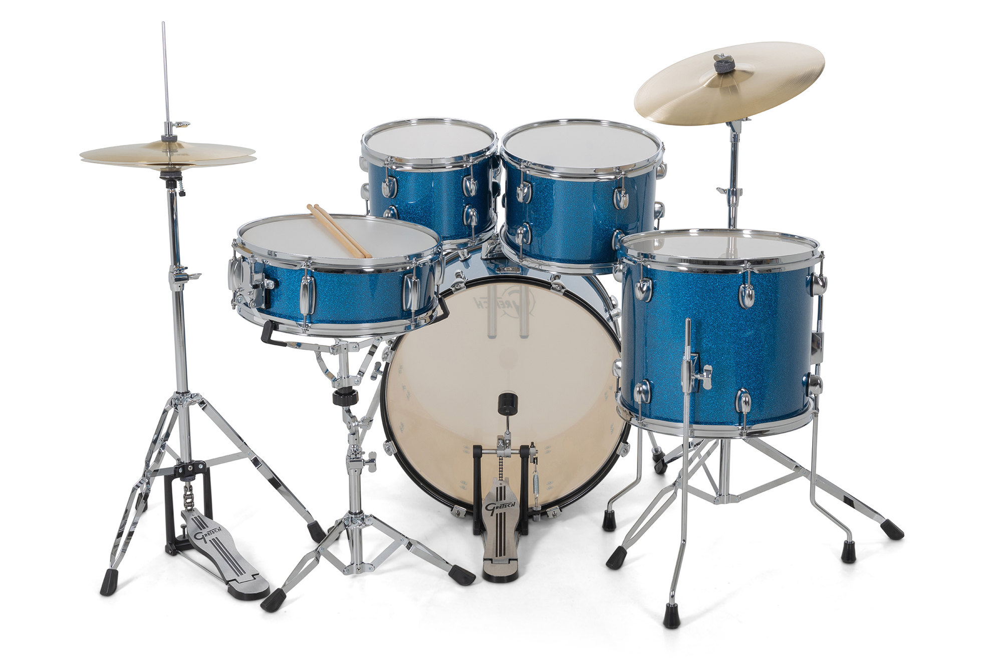 Gretsch Renegade 20'' - 5 FÛts - Blue Sparkle - Batería acústica fusion - Variation 1