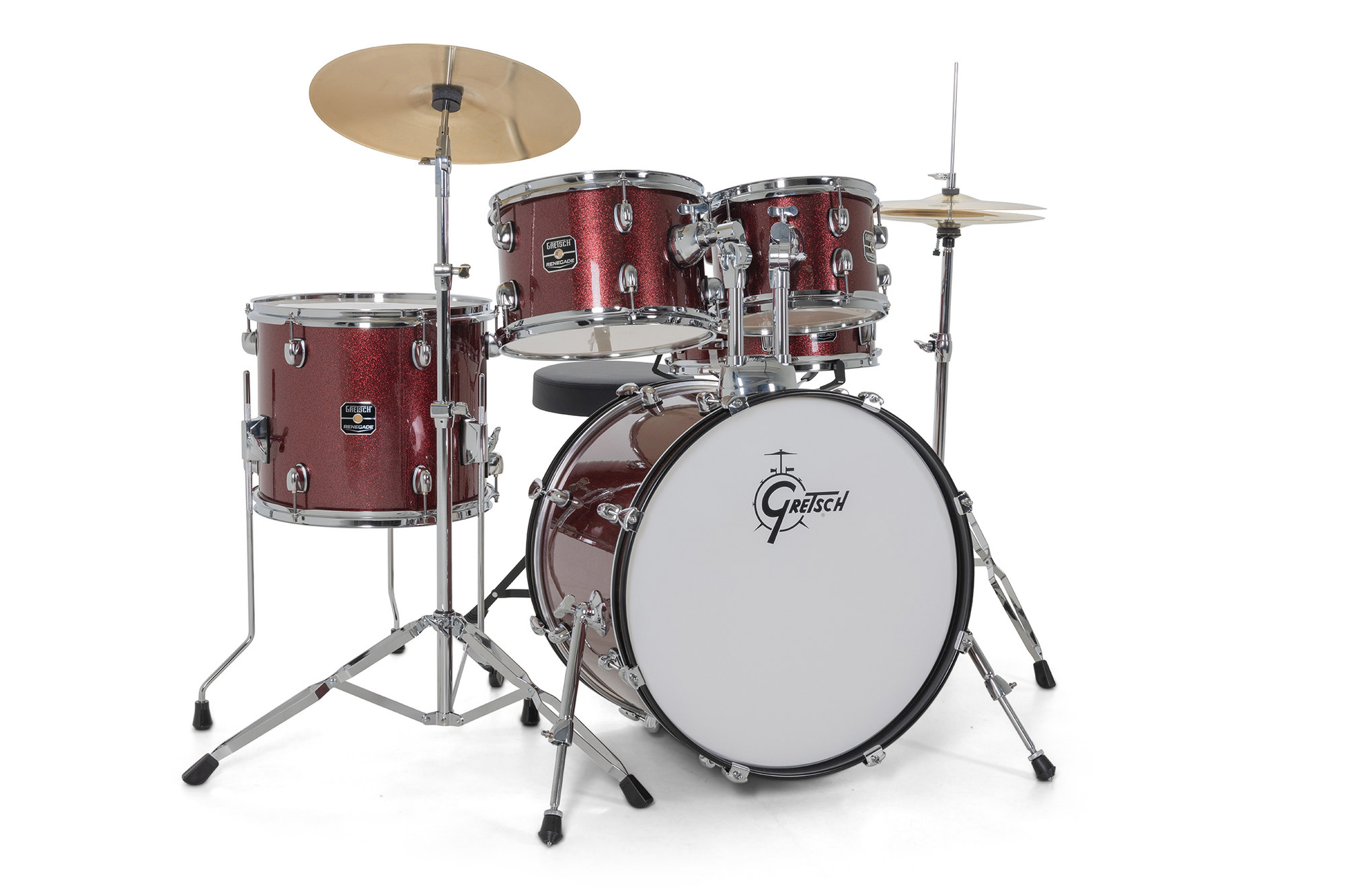 Gretsch Renegade 20'' - 5 FÛts - Ruby Sparkle - Batería acústica fusion - Variation 2