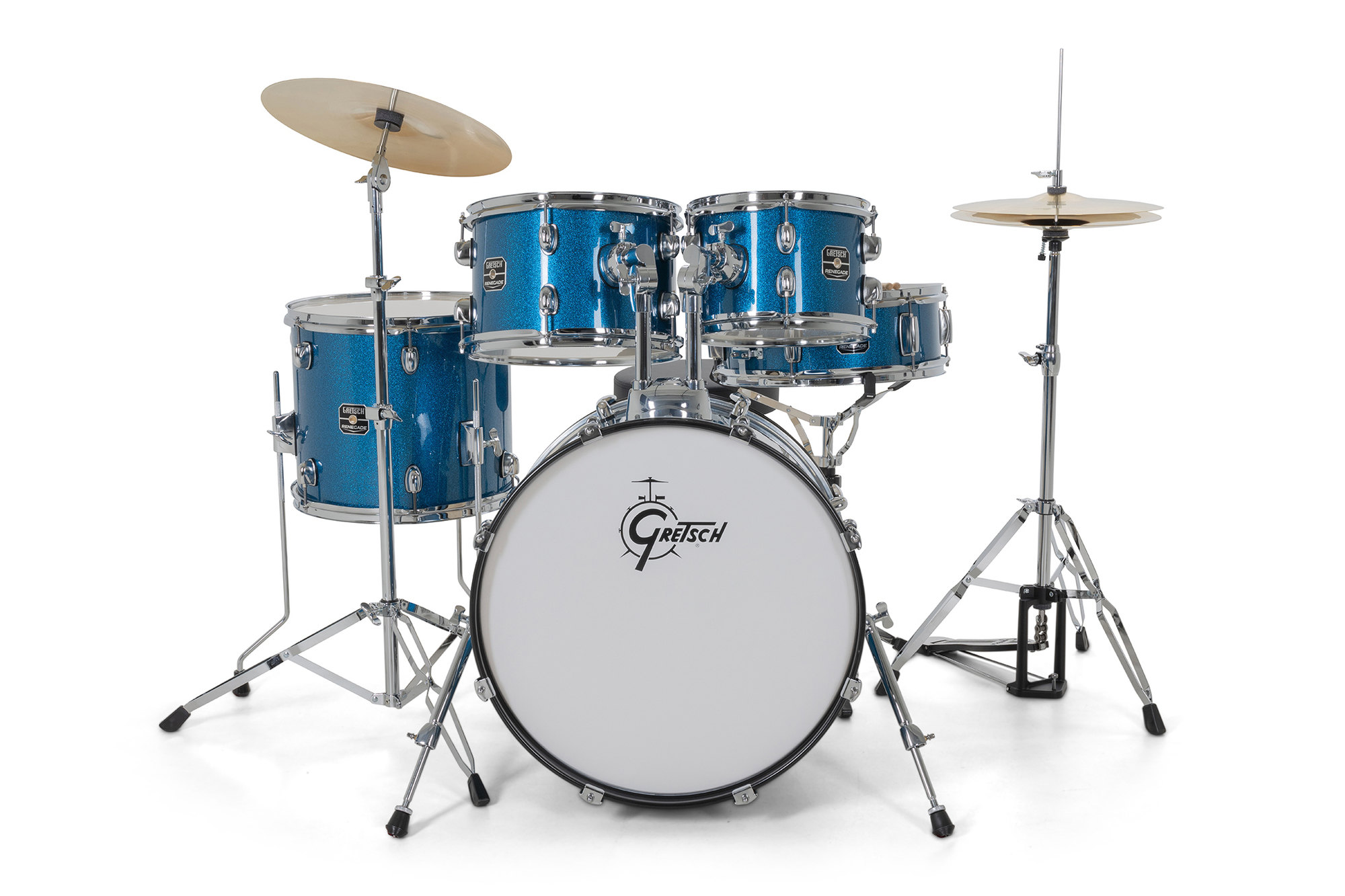 Gretsch Renegade 20'' - 5 FÛts - Blue Sparkle - Batería acústica fusion - Variation 2