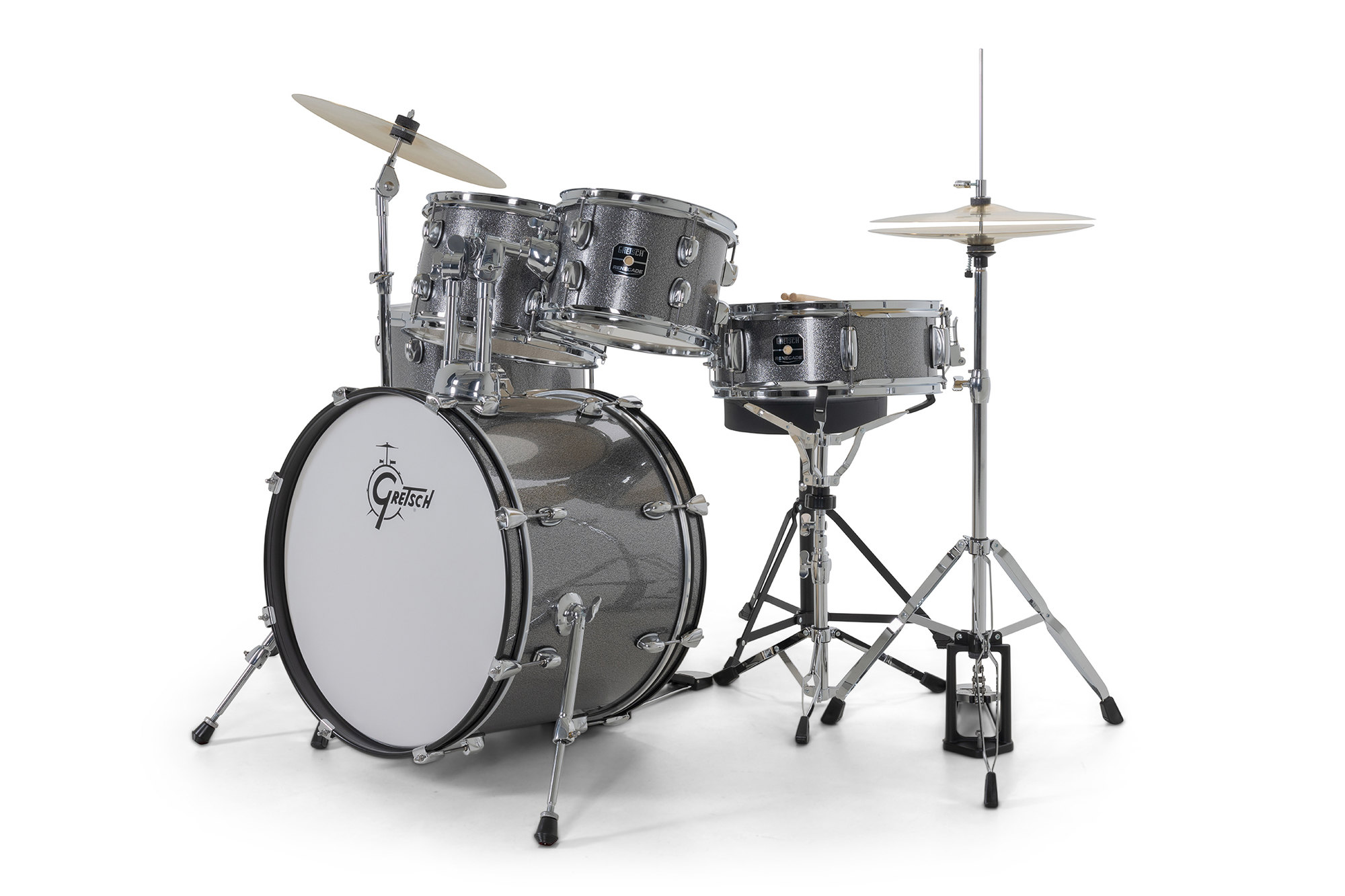 Gretsch Renegade 20'' - 5 FÛts - Grey Sparkle - Batería acústica fusion - Variation 3