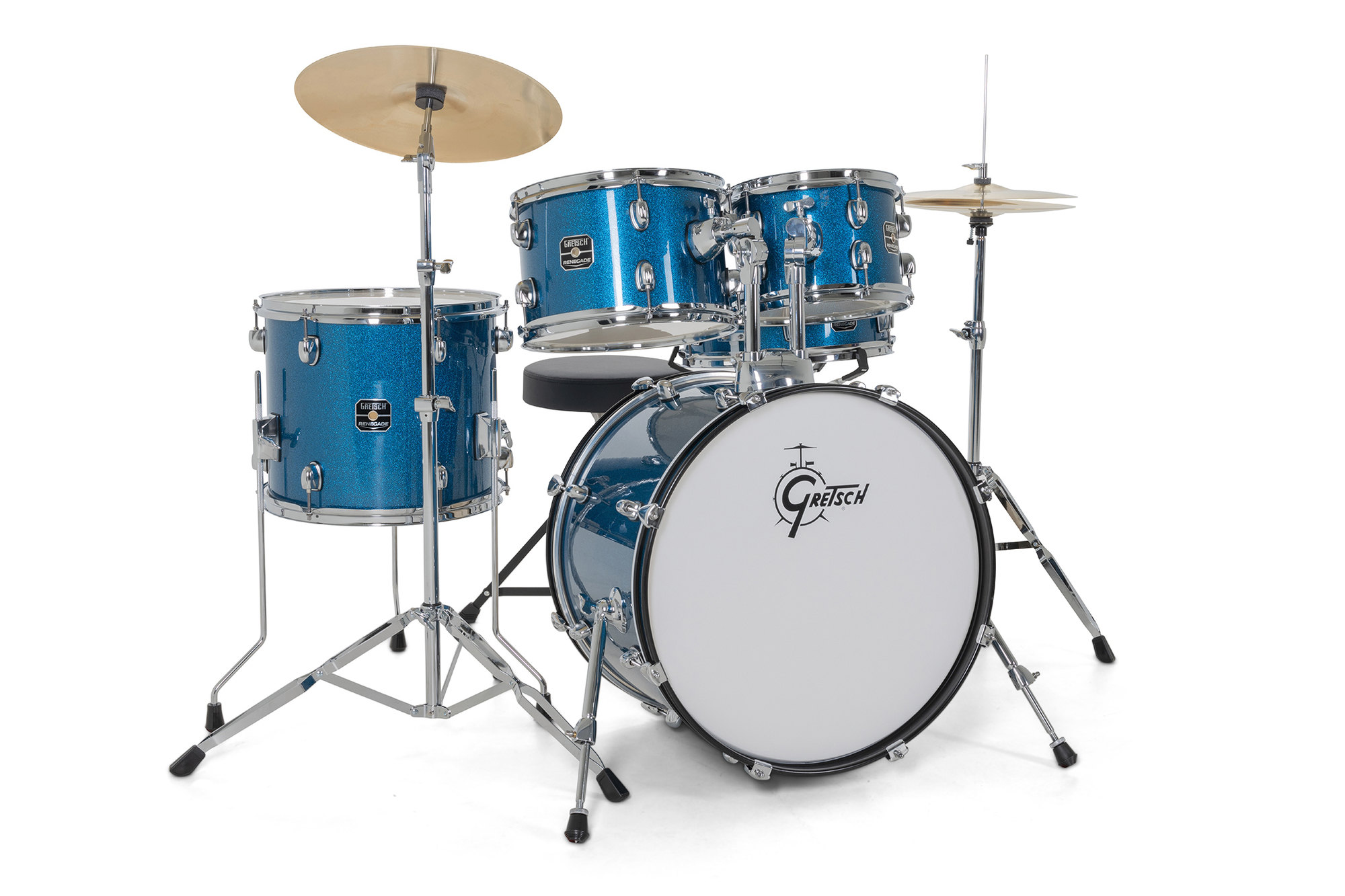 Gretsch Renegade 20'' - 5 FÛts - Blue Sparkle - Batería acústica fusion - Variation 3