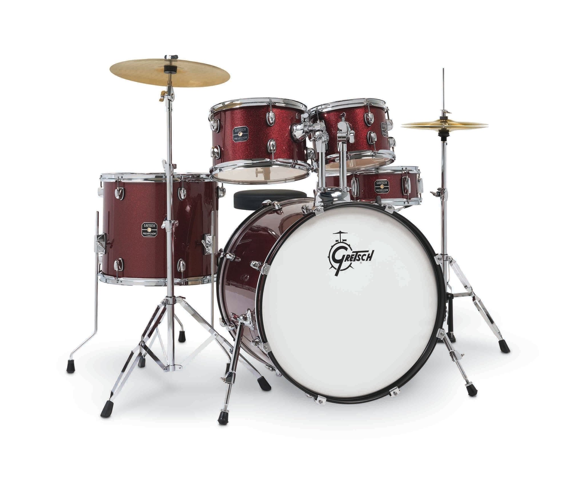 Gretsch Renegade 22'' - 5 FÛts - Ruby Sparkle - Batería acústica rock - Variation 1