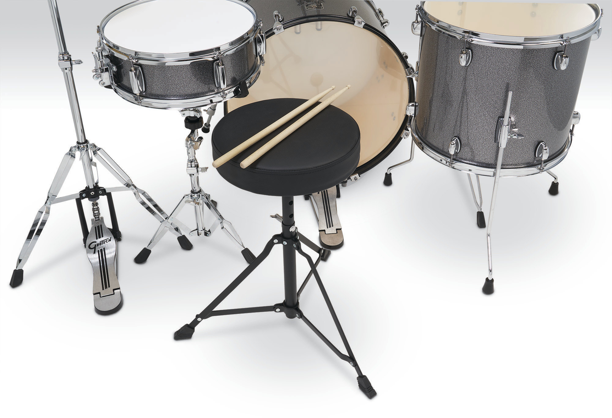 Gretsch Renegade 22'' - 5 FÛts - Grey Sparkle - Batería acústica rock - Variation 2