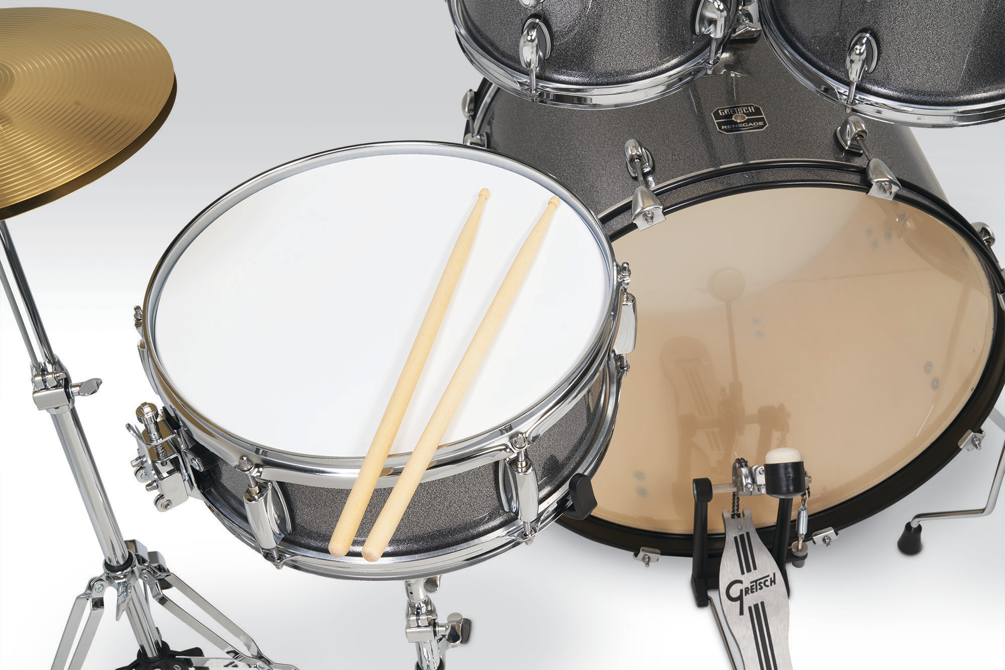 Gretsch Renegade 22'' - 5 FÛts - Grey Sparkle - Batería acústica rock - Variation 3