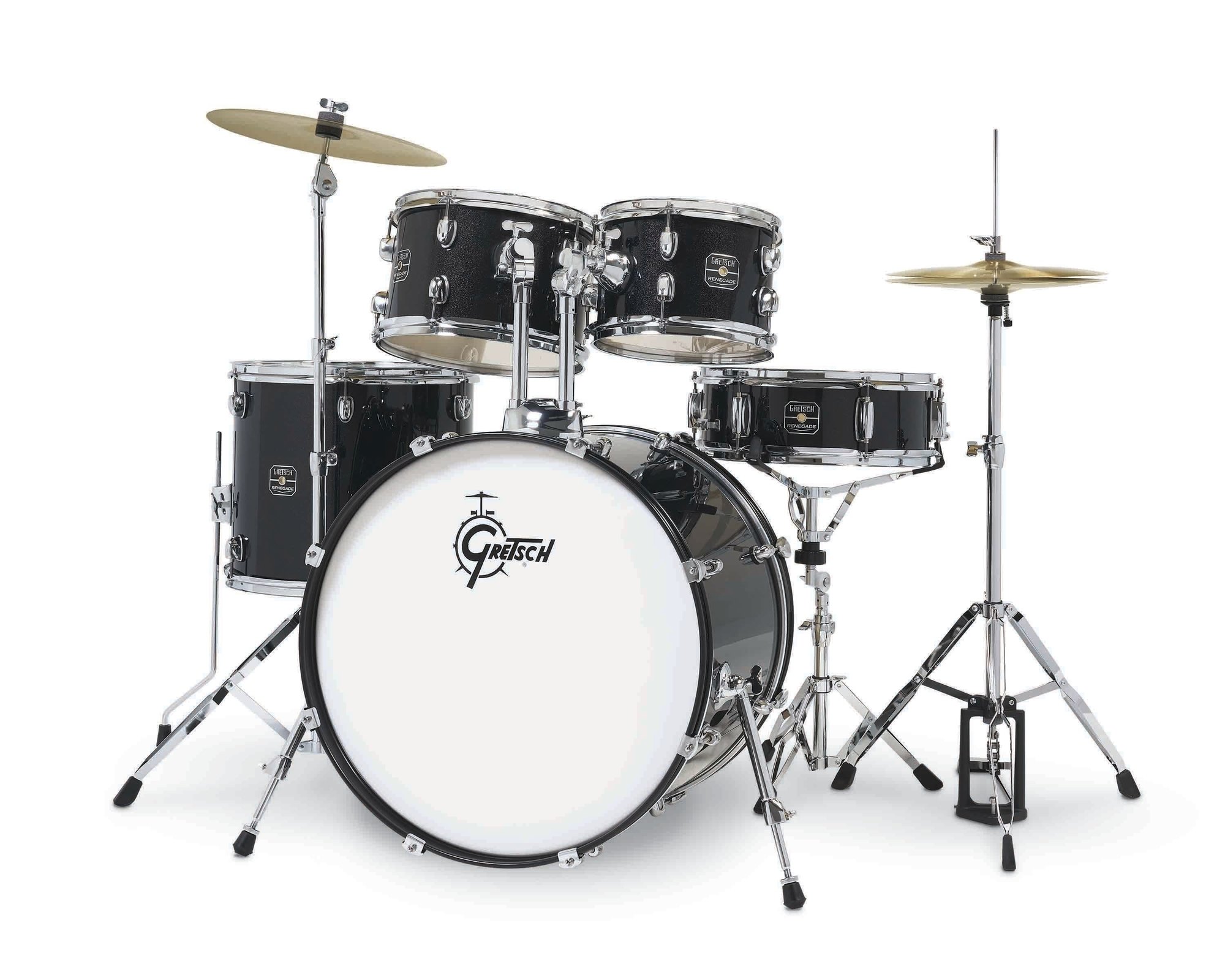 Gretsch Renegade 22'' - 5 FÛts - Black Mist - Batería acústica rock - Variation 5
