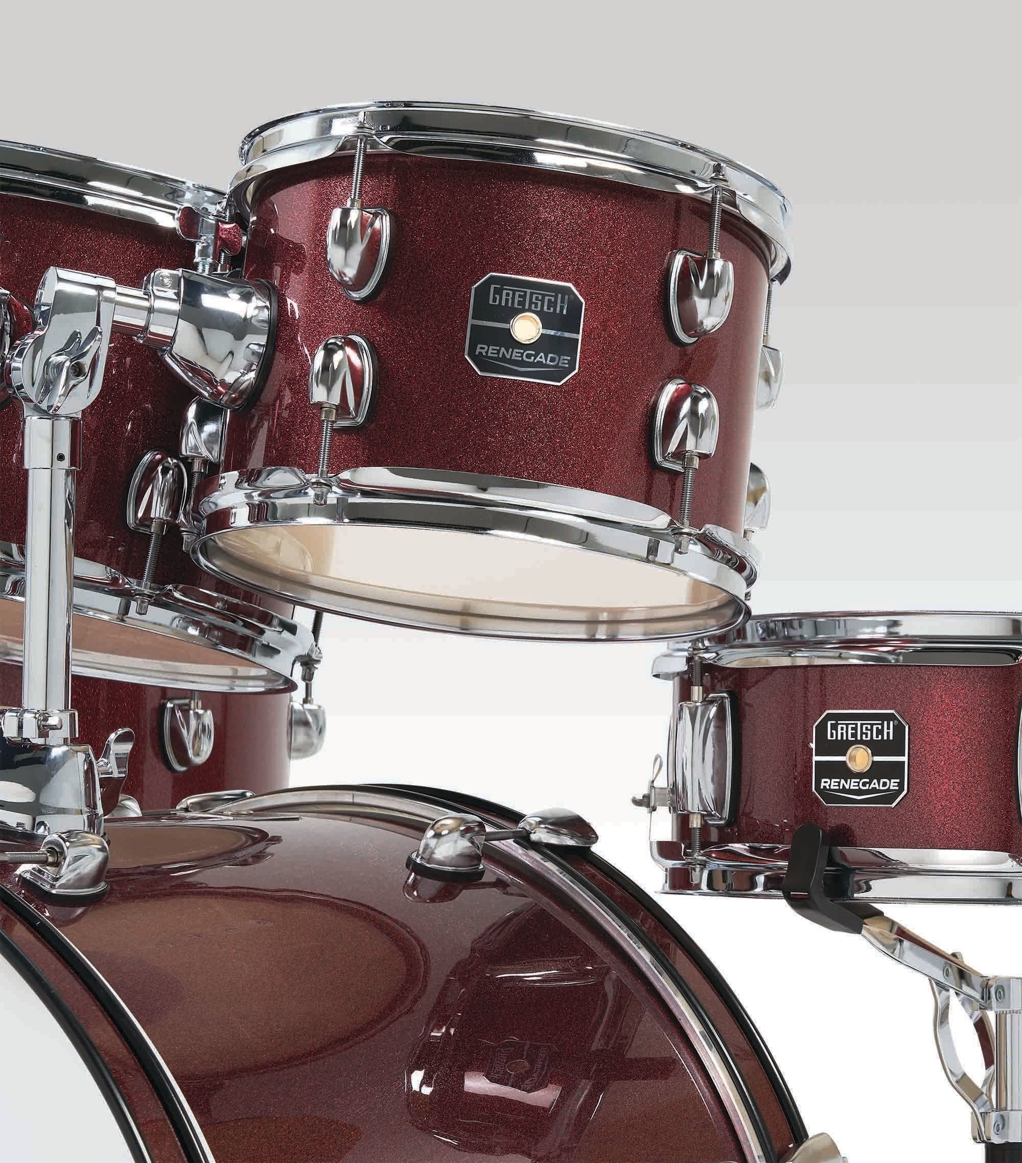 Gretsch Renegade 22'' - 5 FÛts - Ruby Sparkle - Batería acústica rock - Variation 6