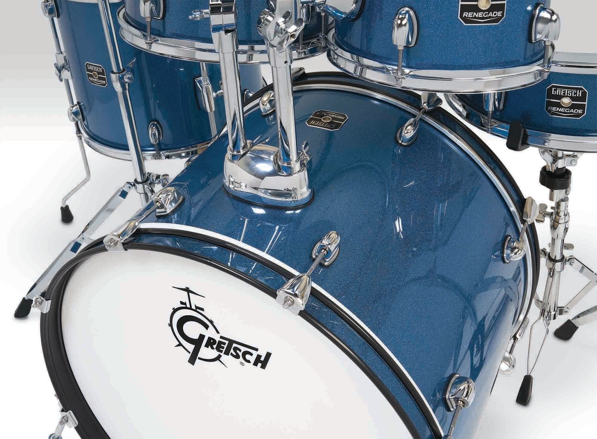 Gretsch Renegade 22'' - 5 FÛts - Blue Sparkle - Batería acústica rock - Variation 6