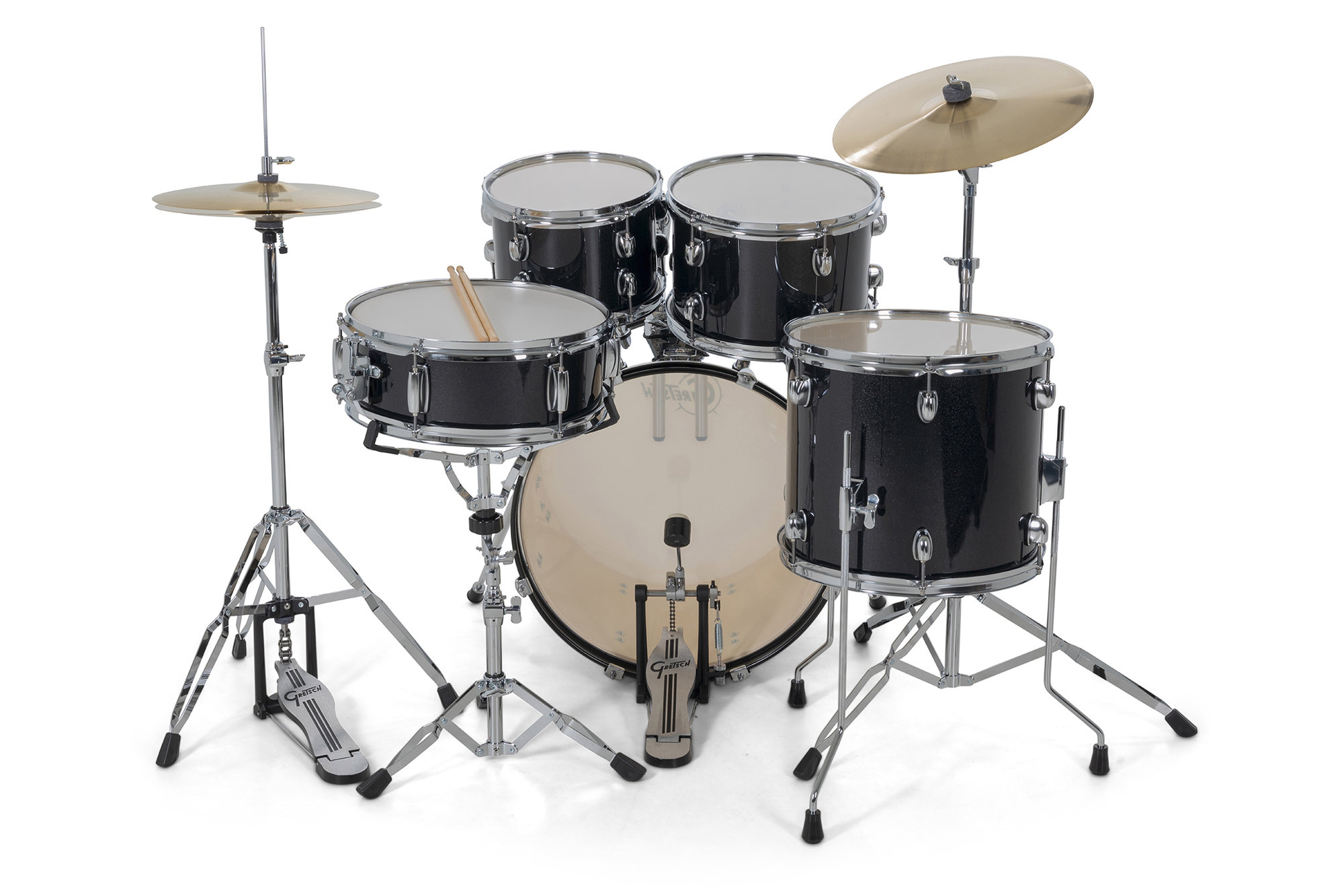 Gretsch Renegade Drum Set - 5 FÛts - Black Mist - Batería acústica junior - Variation 5