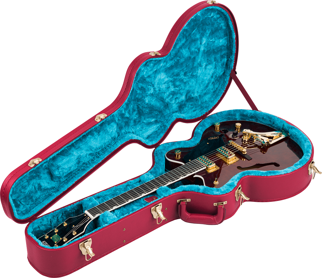 Gretsch Rs201 Studiomatic Abbey Road Ltd 2h Trem Eb - Emb 19/11 - Classic Walnut Stain - Guitarra eléctrica semi caja - Variation 4