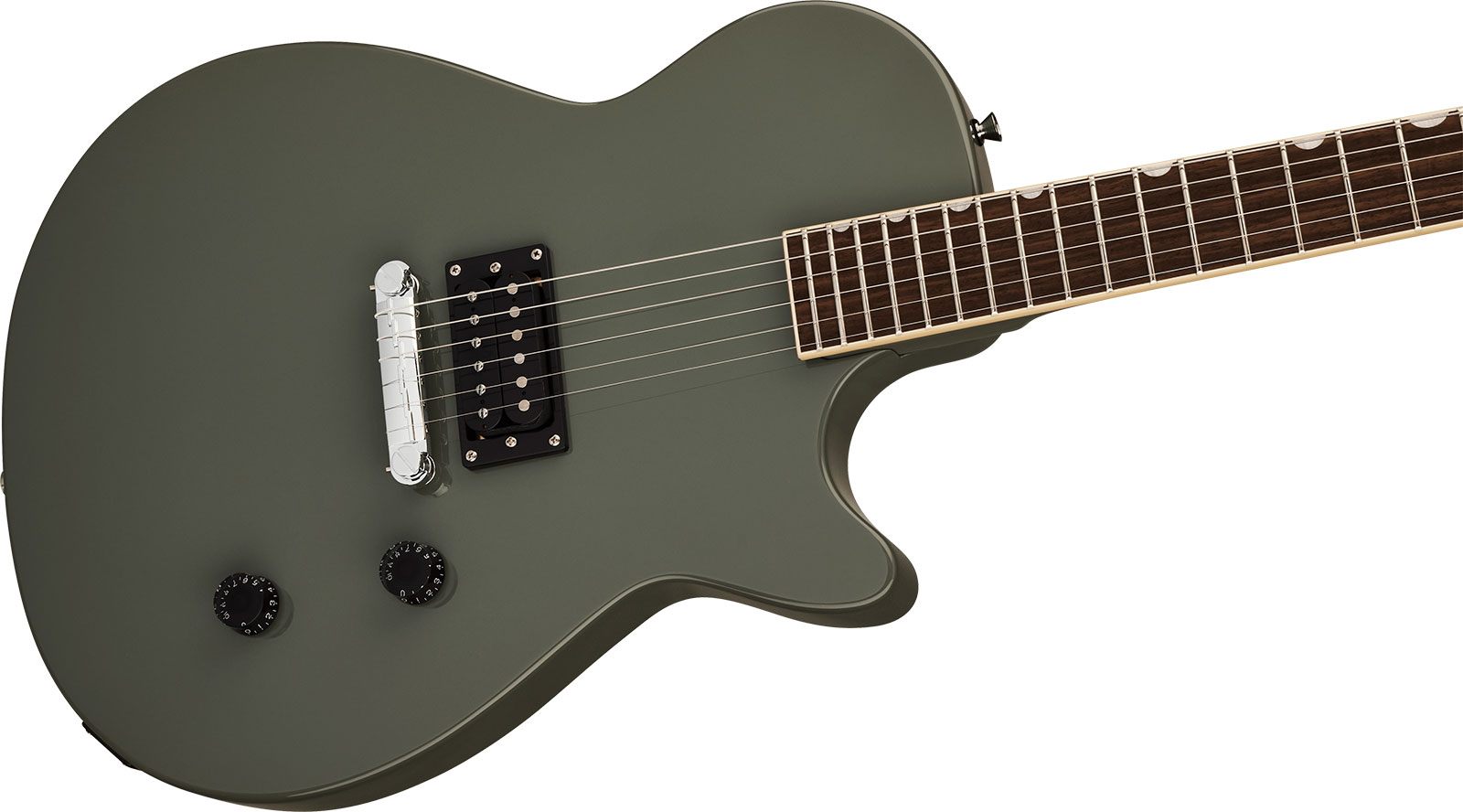 Gretsch Streamliner Jet Club 1h Ht Lau - Olive Drab Green - Guitarra eléctrica de corte único. - Variation 2