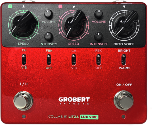 Grobert Effects Lux Vibe - Pedal de chorus / flanger / phaser / modulación / trémolo - Main picture