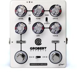Pedal overdrive / distorsión / fuzz Grobert effects OBSESSIVE DRIVER