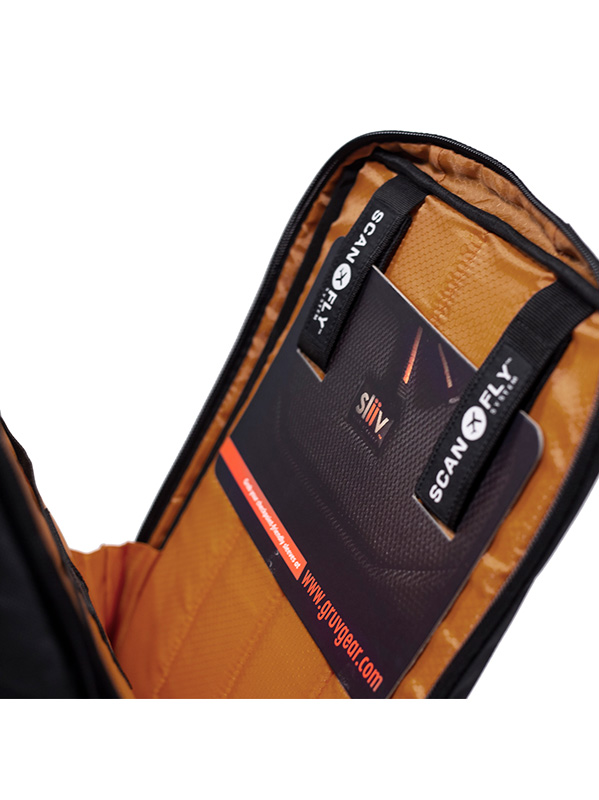 Gruv Gear Club Bag - Sac A Dos Tech Flight-smart - Black-ora - Mochila publicitaria - Variation 1