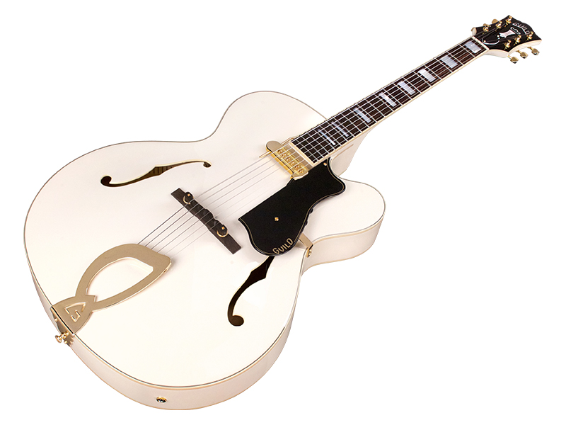 Guild A-150 Savoy Special Newark St Collection +etui - Snowcrest White - Guitarra eléctrica semi caja - Variation 2