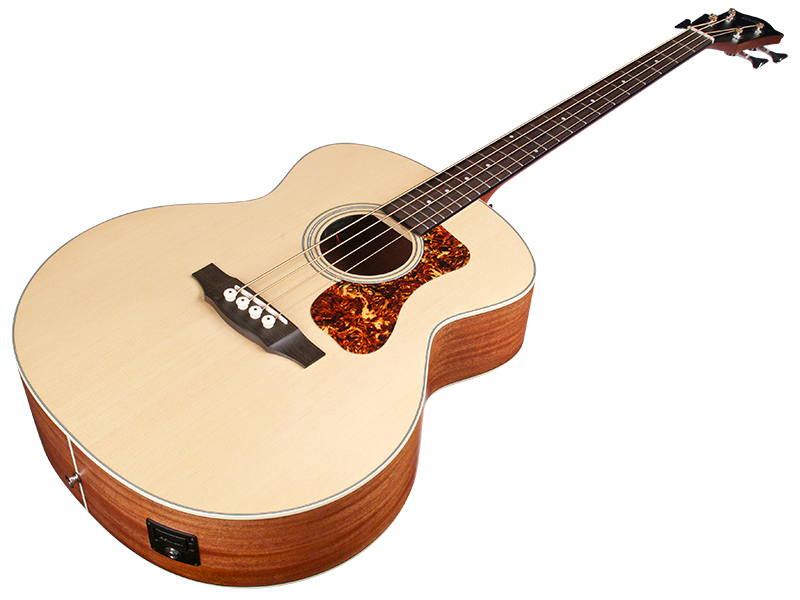 Guild B-240ef Fretless Westerly Epicea Acajou Pf - Natural Satin - Bajo acústico - Variation 3