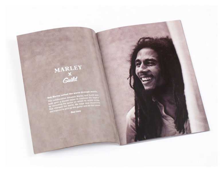 Guild Bob Marley A-20 Ltd Signature Dreadnought Epicea Acajou Pf - Natural - Guitarra acústica & electro - Variation 6