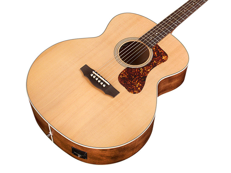 Guild Bt-240e Baritone Newark St Collection Jumbo Epicea Acajou Pf - Natural - Guitarra electro acustica - Variation 2