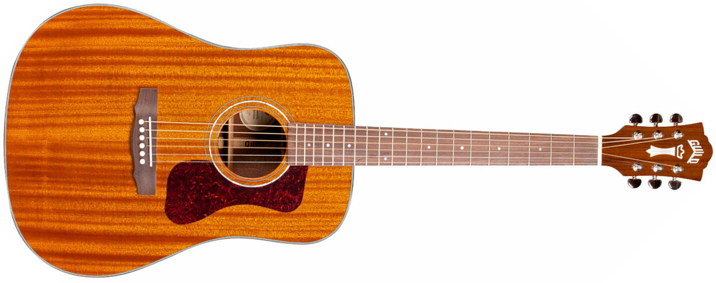 Guild D-120 Westerly Dreadnought Tout Acajou Rw +housse - Natural - Guitarra acústica & electro - Main picture