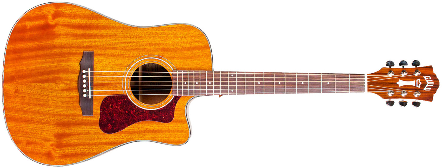 Guild D-120ce Westerly Dreadnought Cw Tout Acajou Rw +housse - Natural - Guitarra electro acustica - Main picture