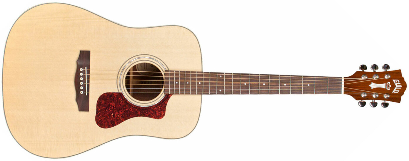 Guild D-140 Westerly Dreadnought Epicea Acajou Rw +etui - Natural - Guitarra acústica & electro - Main picture